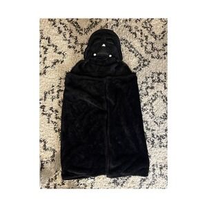 Star Wars Darth Vader Hooded Wearable Blanket Black Plush Fleece Kids One Size
